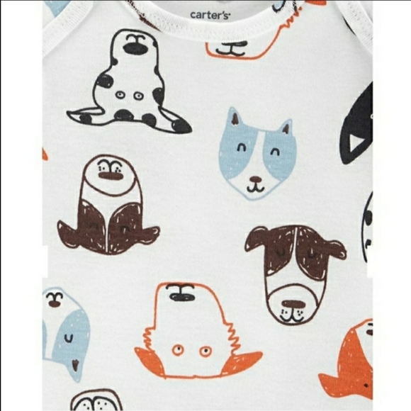 Carter's Baby Boy 3-Piece Dog Body Suit & Pants Set - Picture 2 of 6